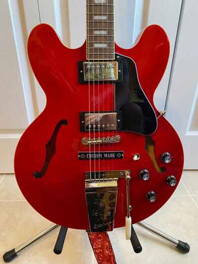 Epiphone JOE BONAMASSA 1962 ES-335 Semi hollow CUSTOM Guitar w /  Case & COA