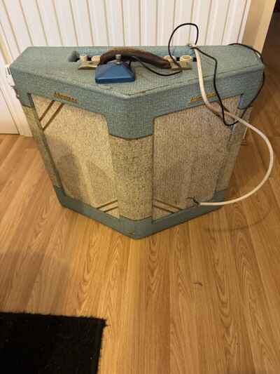 1960s Rare Collectable Watkins Dominator Guitar Amp Green Cream.