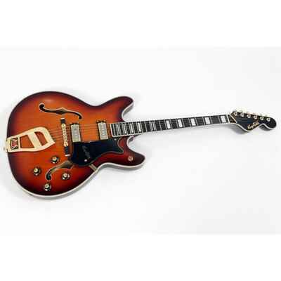 Hagstrom 67 Viking II LE Hollowbody Guitar Vintage Sunburst 197881102272 OB