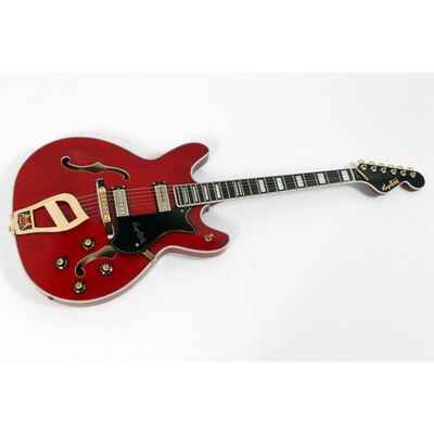 Hagstrom 67 Viking II Hollowbody Guitar Transparent Wild Cherry 197881070786 OB