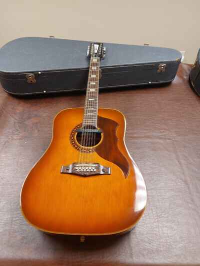 eko acoustic guitar 12 string ranger