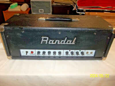 1985 Randall RG80ES Vintage 100 Watt Solid State Guitar Amplifier Head  /  Reverb