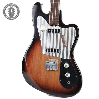1960s Silvertone 1438 Bass Sunburst