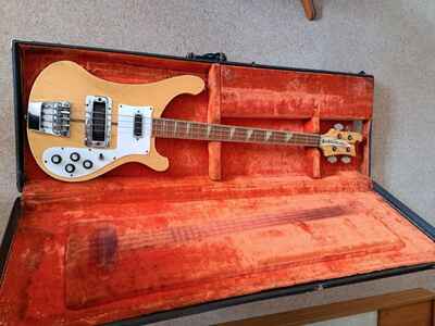 Rickenbacker 4001 Bass 1978, MapleGlo with original case (Pre-Owned)