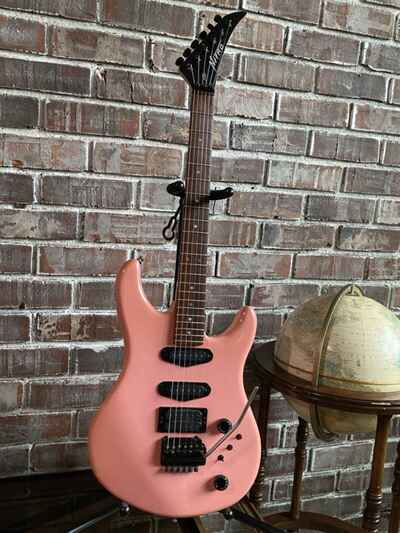 Peavey Nitro - 1987 - Made in USA - Coral Pink - Kahler Tremolo System