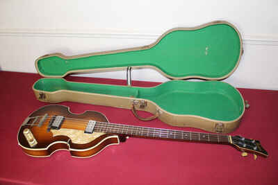 Original Hofner 1963 violin 500 / 1 bass guitar McCartney Beatles with Selmer Case