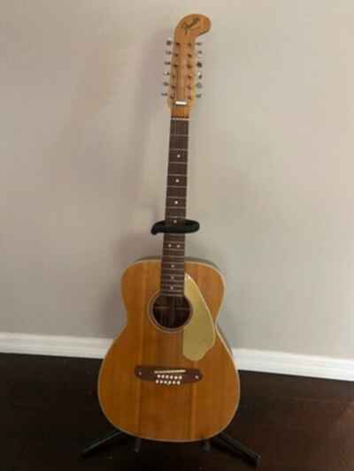 Fender Villager 12 String Acoustic Guitar - 1965 - 1971 ?? Natural - classic