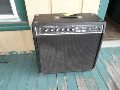 1970s Mitchell Pro-100 Vintage 100 Watt Tube Guitar 1x12 Combo Amp Boogie Mark I