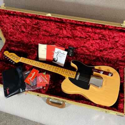 Fender Telecaster American Vintage 2 II 1951 Butterscotch Blonde w / case & certs