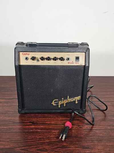 Epiphone Studio 10S Small Practice Guitar Amp with stand Vintage Tested