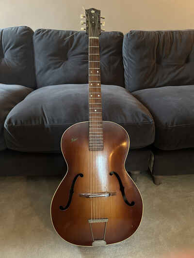 Early 1956 Hofner Congress Archtop jazz guitar in tobacco sunburst - Model 3229