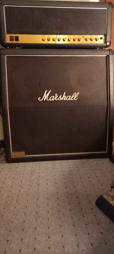 Marshall JCM 800 Lead Series 50W, Mod. 2205 + Fußschalter + Box 1960 260 W RMS