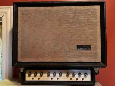 Silvertone Model 1464 Vintage Reverb Amplifier and 2-12?? Speakers / Enclosure