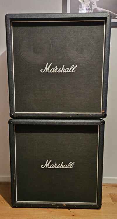 Marshall 4x12 cabs vintage 1978.  Pair