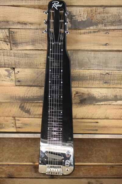 Rogue RLS-1 Lap Steel Guitar w /  Stand and Gig Bag - Metallic Black ??#R0633