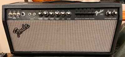 VINTAGE 1980 FENDER MODEL 140 HAND-WIRED 140W TUBE GUITAR AMPLIFIER HEAD