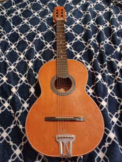 ANTIQUE TELE STAR STEEL REINFORCED KNECK ACOUSTIC GUITAR