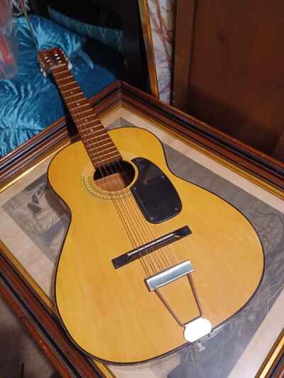 Conquerer Steel Reinforced Kneck Acoustic Guitar /  Vintage