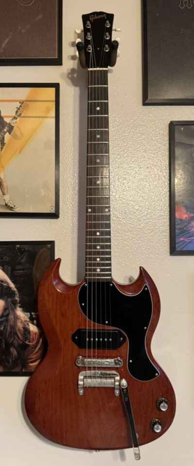 RARE VINTAGE 1964 GIBSON SG JUNIOR ELECTRIC - W / Factory Upgraded Maestro Vibroia