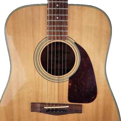 Fender F-210 Acoustic Guitar Dreadnought - 6-String - 1980s - TESTED See Video