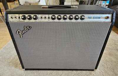 1974 Fender silverface Pro Reverb | non master volume | serviced / restored | fab