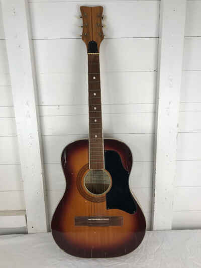 c. 1970 Orlando Quagliardi Acoustic Guitar. Made in Italy. Repair Project