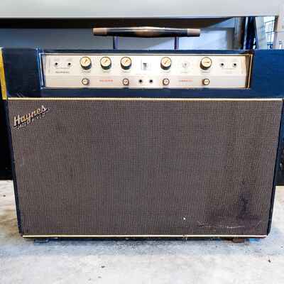 Haynes Jazz King II 2 1965 2x12 Guitar Combo Amplifier Solid State W /  Reverb