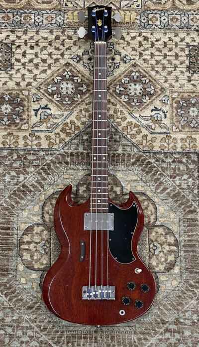 Vintage 1968 Gibson EB-0 Short Scale Electric Bass w /  Case, Setup SN: 5674