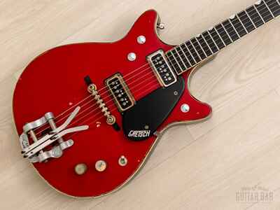 1962 Gretsch Jet Firebird 6131 Double Cut Vintage Guitar, Bigsby Palm Pedal