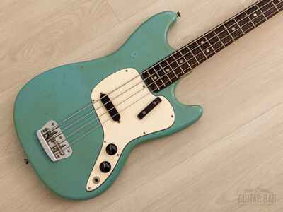 1971 Fender Musicmaster Bass Vintage Short Scale Daphne Blue