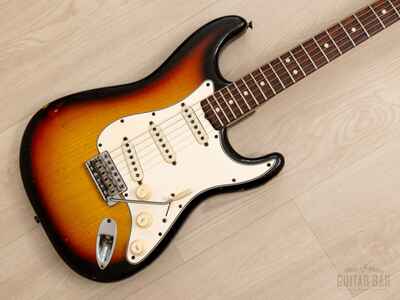 1965 Fender Stratocaster Vintage Guitar Sunburst w /  Case