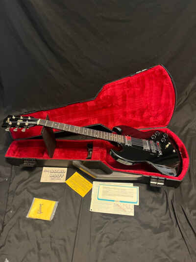 Rare 1980 Gibson SG R1 Artist Guitar Active Moog Electronics W / OHSC-MINT!