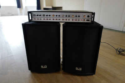 Guitar amp and speakers Vintage HH Model MA100 with NJS Speaker all works
