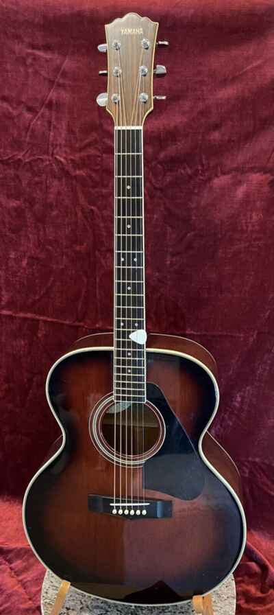 Yamaha CJ-818SB 1980s - Sunburst Jumbo Acoustic Guitar w /  Case Grand Auditorium