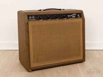 1962 Fender Princeton 6G2-A Brown Panel Vintage Tube Amp w /  Oxford 10J4, Cover