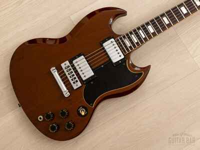1975 Gibson SG Standard Vintage Guitar Walnut w /  Tarback Pickups, Case & Tags