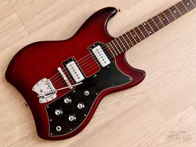 1965 Guild S-100 Polara Vintage Electric Guitar Cherry Red