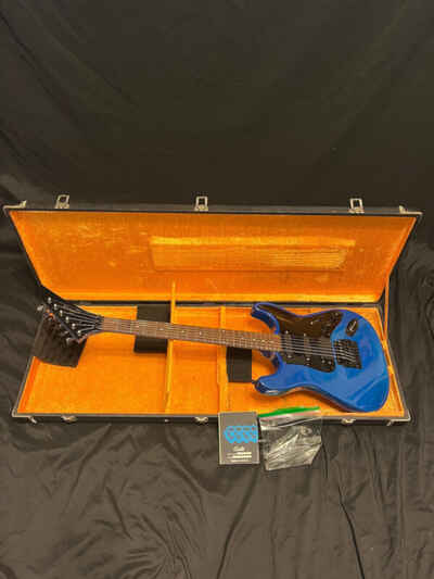 80s Vintage Guild Aviator S284K H / S / S Guitar in Blue Kahler-EMGs W / Case