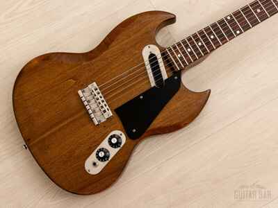 1972 Gibson SG-100 Vintage Guitar Walnut, 100% Original w /  Chainsaw Case