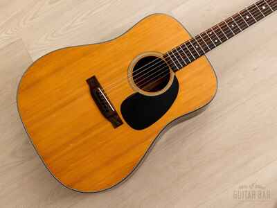 1970 Martin D-18 Vintage Dreadnought Acoustic Guitar, Crack-Free & Serviced