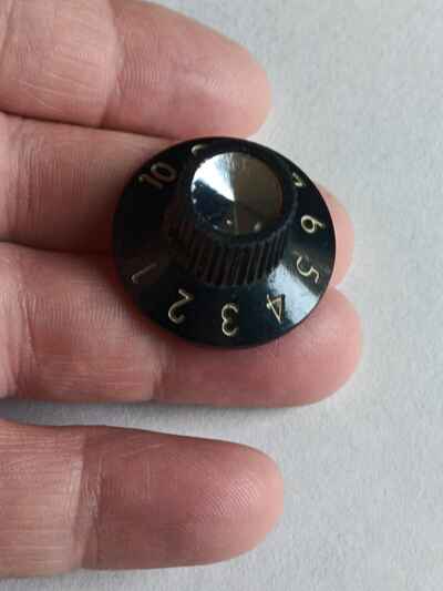 Vtg Early FENDER Guitar Amplifier Original Control Knob--CLEAN FENDER AMP KNOB