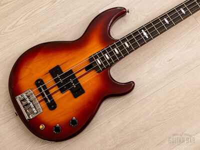 1984 Yamaha Broad Bass BB2000 Sunburst Vintage Neck Through PJ w /  Case & Tags