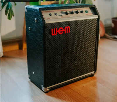 1973 WEM WATKINS WESTMINSTER 15 WATT VALVE COMBO GUITAR AMPLIFIER. CLASSIC