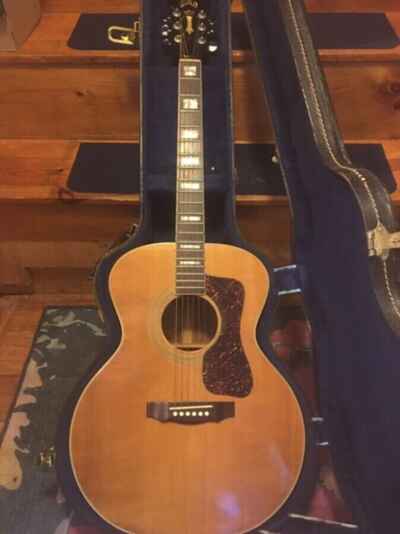 Guild F-48 1970s Acoustic Guitar RARE