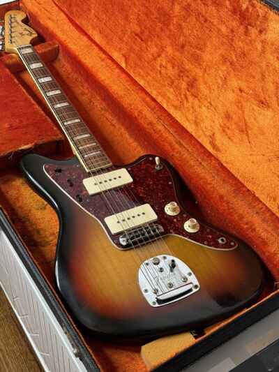 1969 Fender Jazzmaster 6 String Sunburst Electric Guitar -