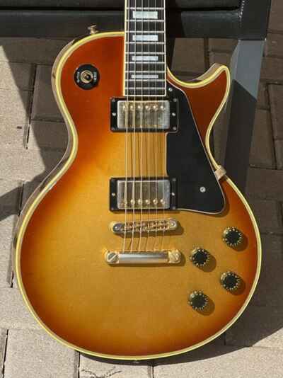 1981 Gibson Les Paul Custom ultra rare Gold