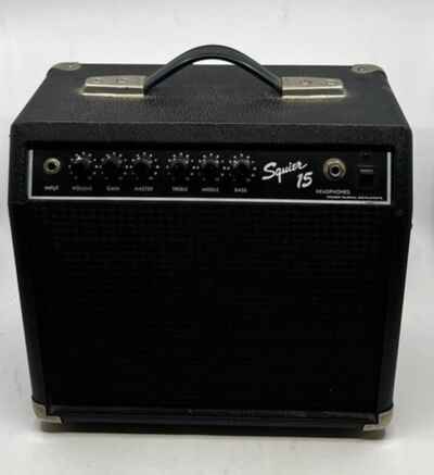 Fender Squier 15 ?? 15w Guitar Practice Amp 1 x 8?? speaker ?? Vintage 1987