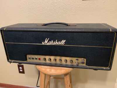 Vintage 1973 Marshall Model 1987, 50 Watt Lead JMP MKII Tube Amp - W / Master Mod