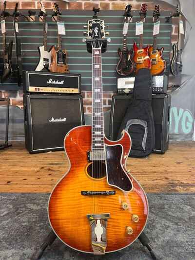 Ibanez 2453 Howard Roberts Brown Sunburst c 1975 Hollow Body Electric Guitar