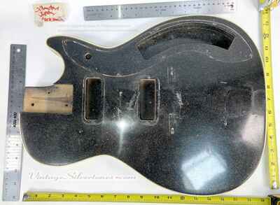 Silvertone Jupiter 1423 2pu electric guitar body black sparkle Harmony 1960